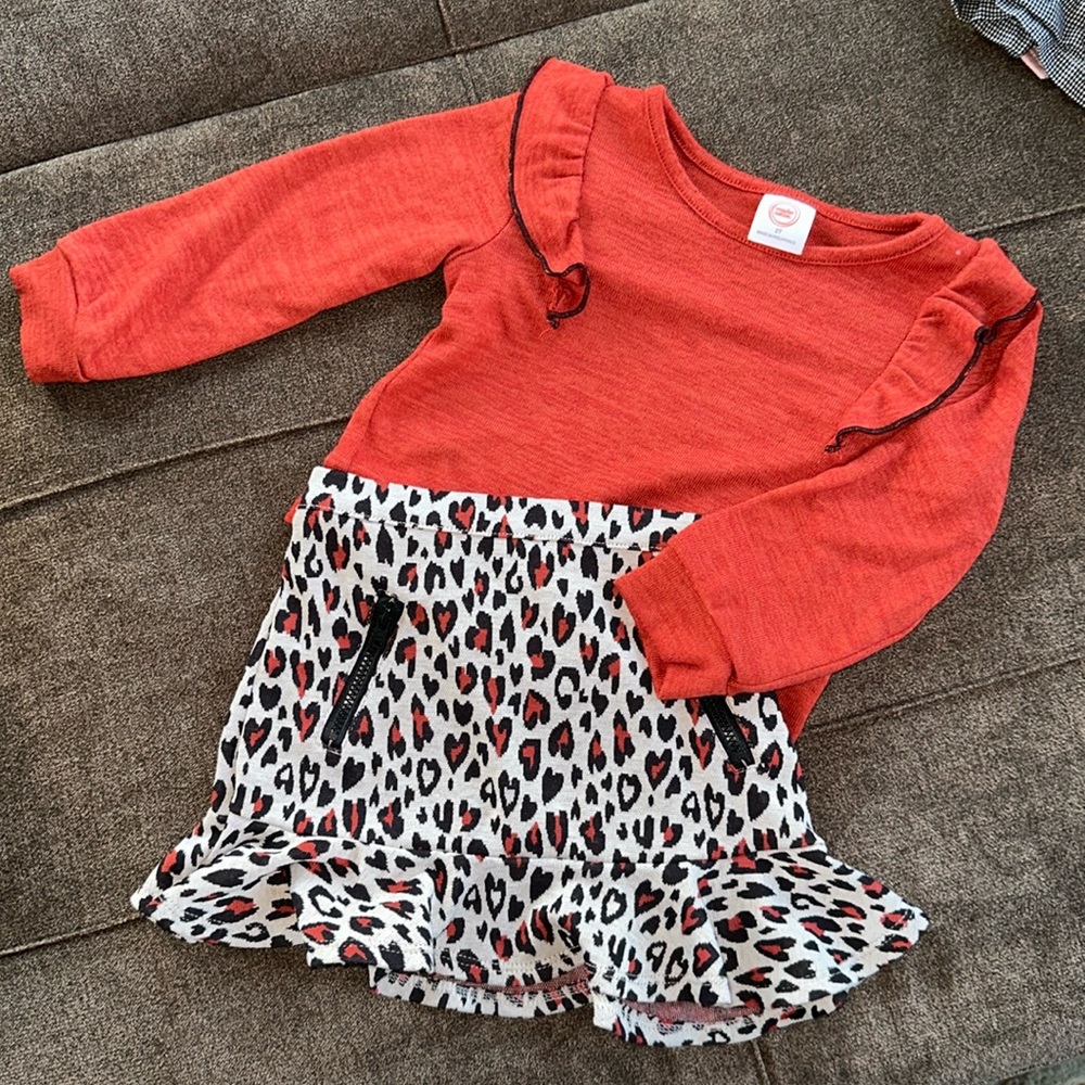 Wonder Nation 2 Piece Skirt Set Size 2T